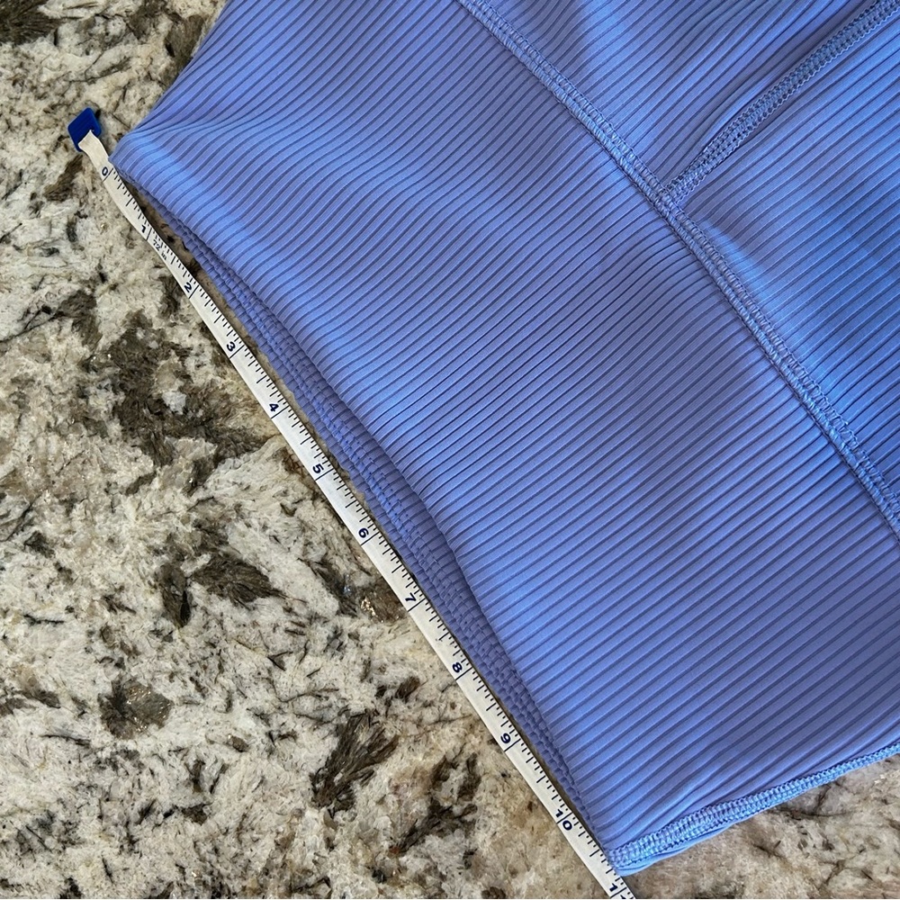 NWT carbon38 Ribbed Shortie Digital Lavender‎ purple women’s size small shorts - Picture 8 of 10